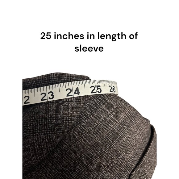 Tahari Arthur S. Levine Womens Brown Plaid Blazer Size 12 Button Front Notch Lap - Picture 11 of 11